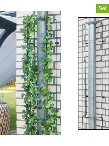 Garden Hero 2er-Set: Rankgitter in Grün - (L)200 x (B)100 cm