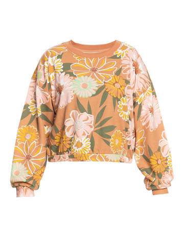 Roxy Sweatshirt "Off To The Beach" geel/meerkleurig