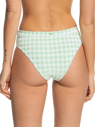 Roxy Figi bikini "Check It" w kolorze biaÅ‚o-jasnozielonym