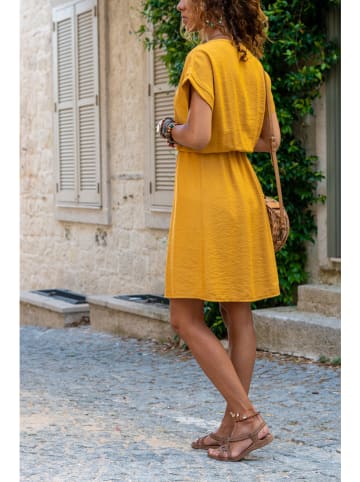 Gunes Kizi Sukienka w kolorze żółtym