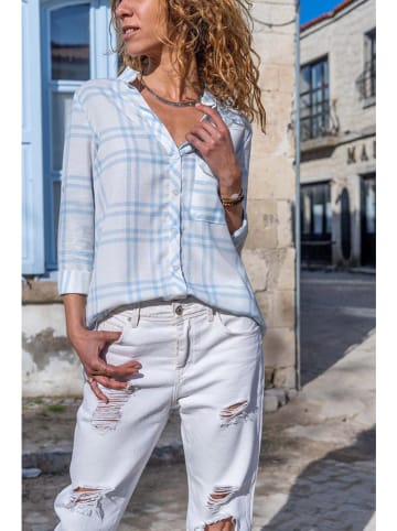 Gunes Kizi Bluse in Weiß