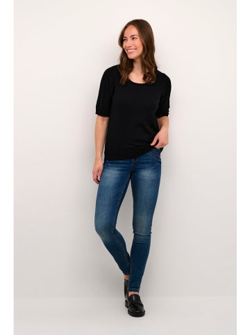 Cream Shirt "Dela" zwart