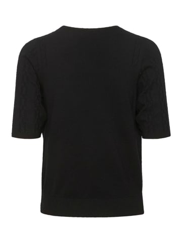 Cream Koszulka "Dela" w kolorze czarnym