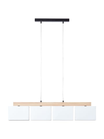 Brilliant Hängeleuchte "Rayan" in Hellbraun - (B)95 x (T)12 cm