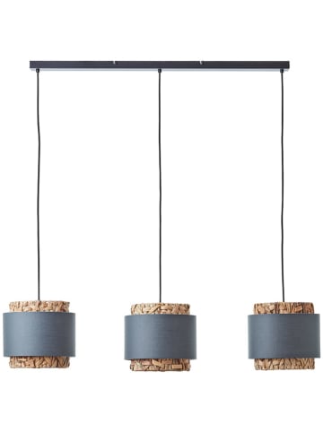 Brilliant Hängeleuchte "Waterlilly" in Hellbraun/ Grau - (B)90 x (T)23 cm