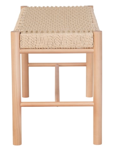 House Nordic Bank "Abano" beige - (B)80 x (H)45 x (D)35 cm