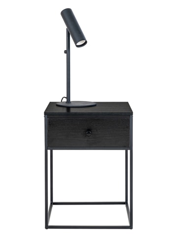 House Nordic Beistelltisch "Vita" in Schwarz - (B)55 x (H)40 x (T)40 cm