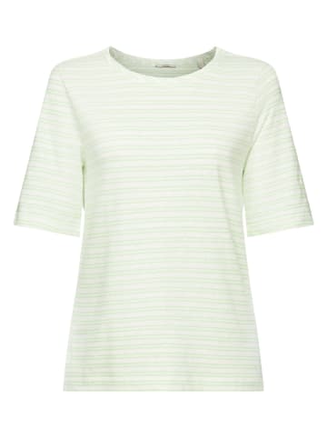 ESPRIT Shirt groen/crème