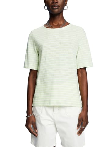 ESPRIT Shirt groen/crème