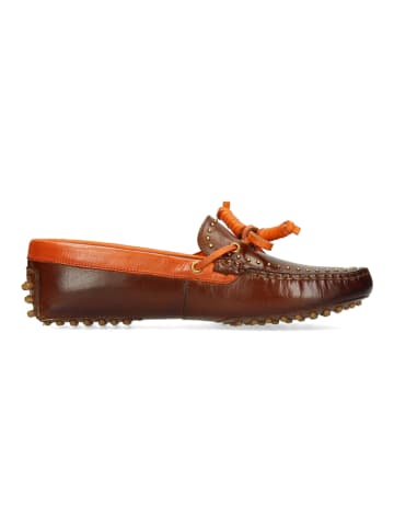 MELVIN & HAMILTON Leren mocassins "Caroline 8" lichtbruin