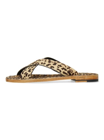 MELVIN & HAMILTON Leder-Pantoletten "Elodie 18" in Beige