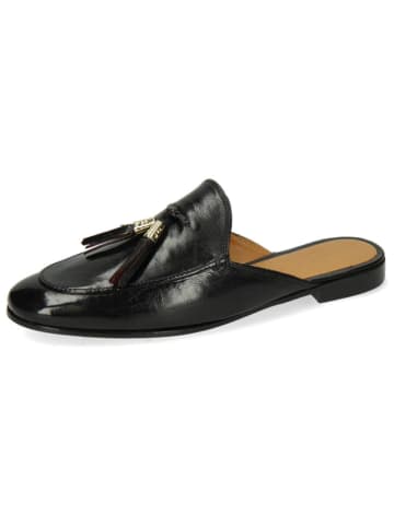 MELVIN & HAMILTON Leren slippers "Scarlett 2" zwart