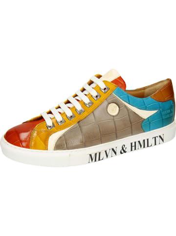 MELVIN & HAMILTON Skórzane sneakersy "Harvey 9" ze wzorem