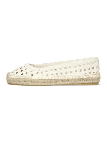 MELVIN & HAMILTON Leren espadrilles "Bree 1" crème