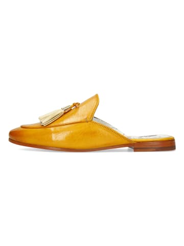 MELVIN & HAMILTON Leren slippers "Scarlett 2" geel