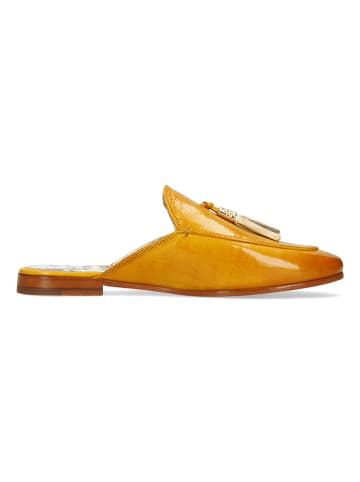 MELVIN & HAMILTON Leren slippers "Scarlett 2" geel