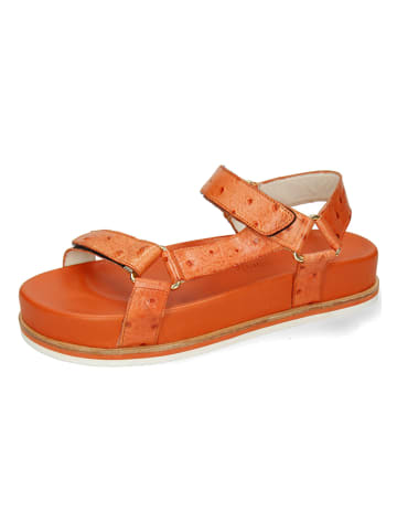 MELVIN & HAMILTON Skórzane sandały "Wilma 19" w kolorze pomarańczowym