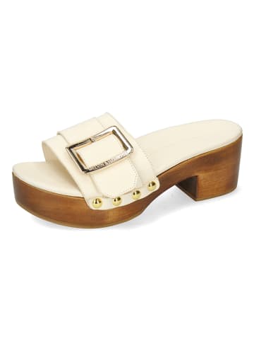 MELVIN & HAMILTON Leder-Clogs "Layla 1" in Creme