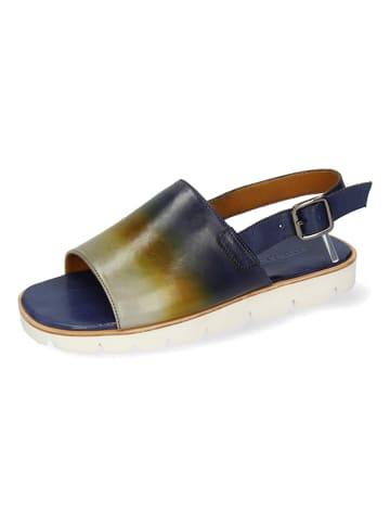 MELVIN & HAMILTON Leder-Sandalen in Dunkelblau