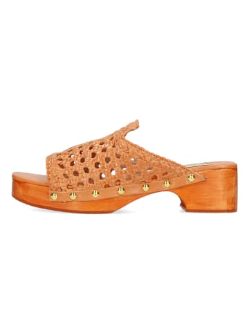 MELVIN & HAMILTON Leren clogs "Maria 1" oranje