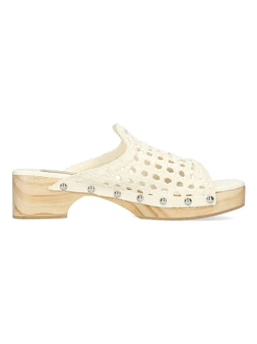 MELVIN & HAMILTON Leder-Clogs "Maria 1" in Creme