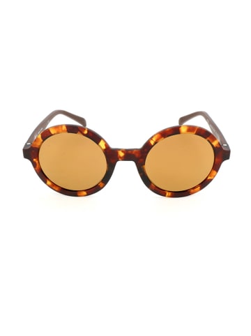 adidas Okulary przeciwsłoneczne unisex w kolorze brązowym