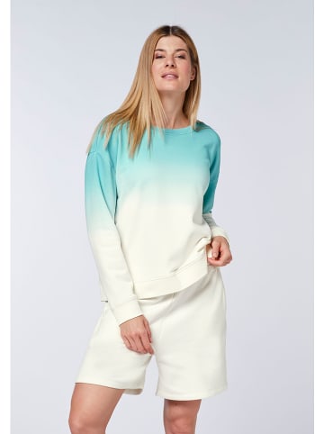 Chiemsee Sweatshirt lichtblauw/crème