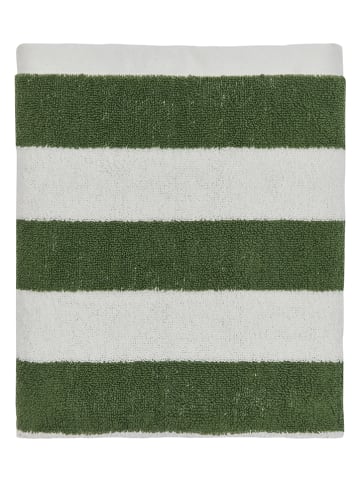 OYOY living design Ręcznik "Raita" w kolorze zielono-białym dla gości - 60 x 40 cm