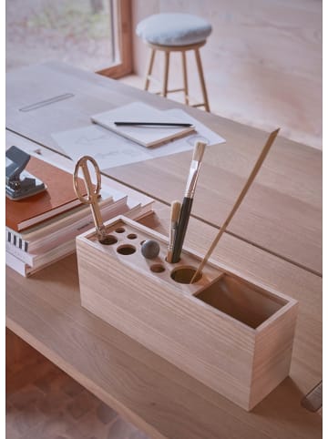 OYOY living design Pennenbakje "Hoji" naturel - (B)30,5 x (H)14 x (D)8,5 cm