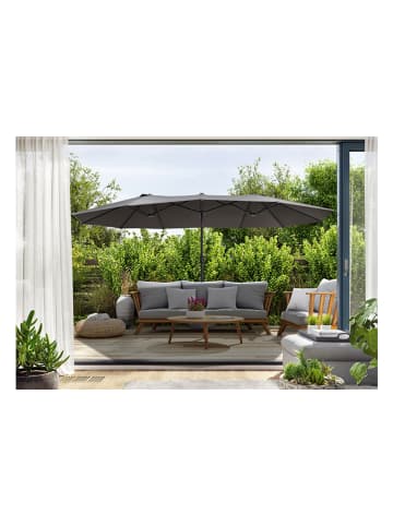 Lifa Living Sonnenschirm in Anthrazit - Ø 450 cm