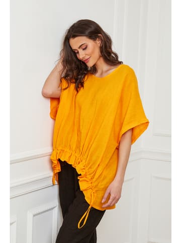 Joséfine Lniana koszulka "Antaly" w kolorze pomarańczowym