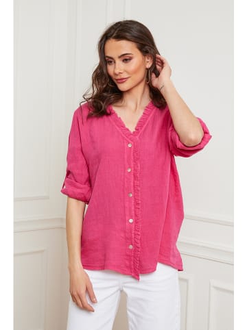 Joséfine Linnen blouse "Event" roze