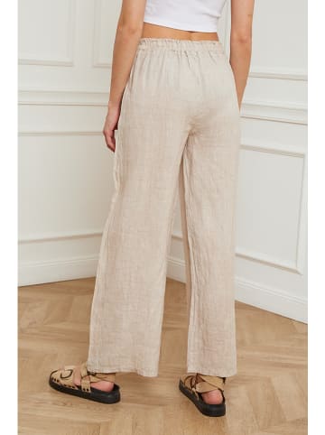 Joséfine Leinen-Hose "Garibaldi" in Beige