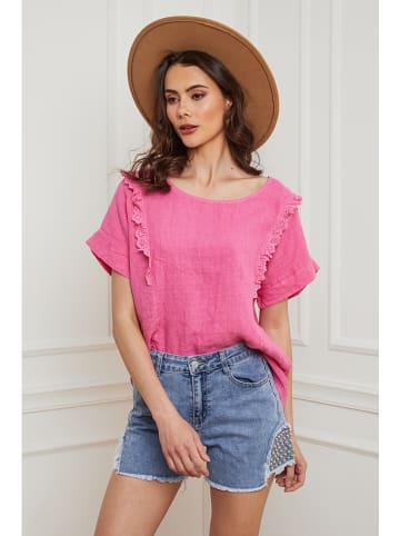 Fleur de Lin Leinen-Shirt "Killian" Pink