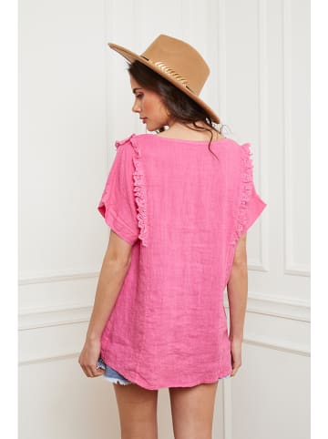 Fleur de Lin Linnen shirt "Killian" roze