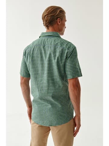TATUUM Koszula - Regular fit - w kolorze niebiesko-zielonym
