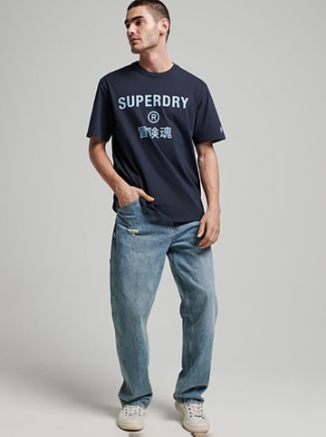 Superdry Shirt donkerblauw