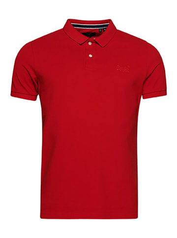 Superdry Poloshirt rood