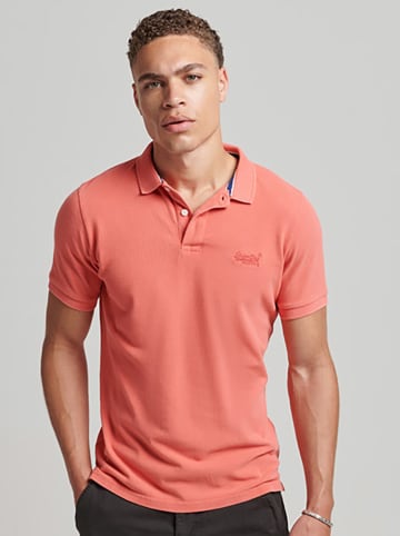 Superdry Koszulka polo w kolorze pomarańczowym