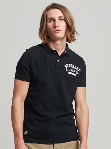 Superdry Koszulka polo w kolorze czarnym