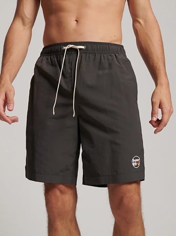 Superdry Badeshorts in Anthrazit