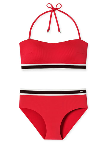 Schiesser Bikini w kolorze czerwonym