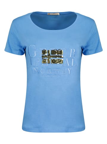 Geographical Norway Shirt "Jassy" blauw