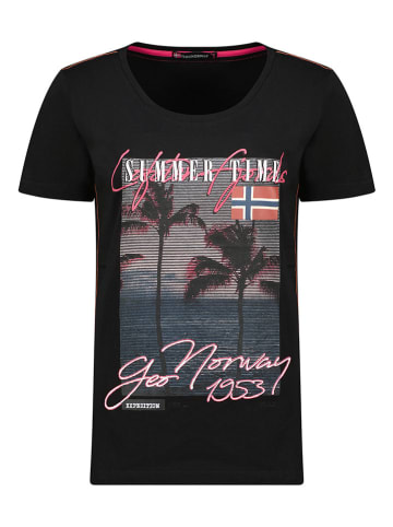 Geographical Norway Koszulka "Jorgina" w kolorze czarnym