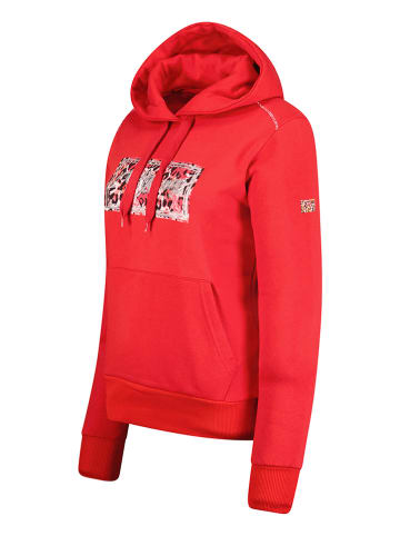 Geographical Norway Hoodie "Feratia" in Rot