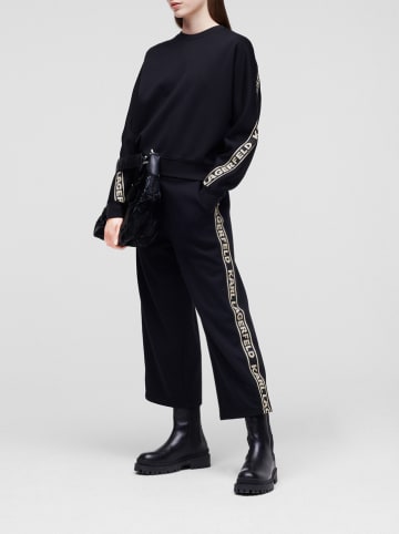 Karl Lagerfeld Spodnie dresowe w kolorze czarnym