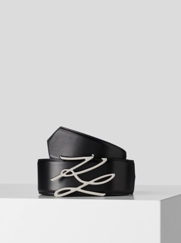 Karl Lagerfeld Riem "K/Autograph" belt zwart