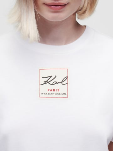 Karl Lagerfeld Uniseks shirt wit