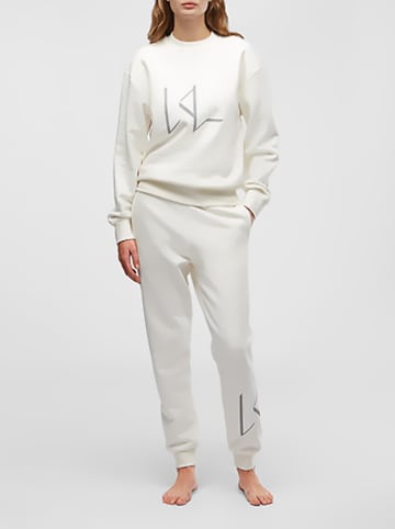 Karl Lagerfeld Bluza w kolorze kremowym