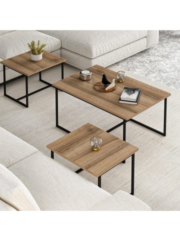 Evila Dreisatztisch "Levada" in Hellbraun